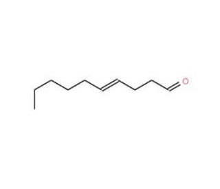 trans-4-Decenal (CAS 65405-70-1) - chemical structure image