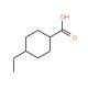 trans-4-Ethylcyclohexanecarboxylic acid (CAS 6833-47-2) - chemical structure image