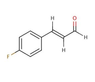 trans-4-Fluorocinnamaldehyde (CAS 51791-26-5) - chemical structure image