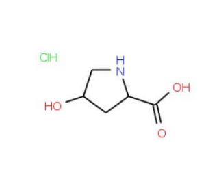 trans-4-Hydroxy-D-proline hydrochloride (CAS 142347-81-7) - chemical structure image