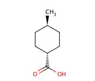 trans-4-Methyl-1-cyclohexanecarboxylic acid (CAS 13064-83-0) - chemical structure image