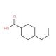 trans-4-n-Propylcyclohexanecarboxylic acid (CAS 38289-27-9) - chemical structure image