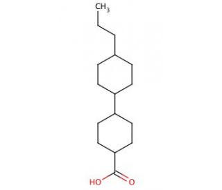 trans-4&prime;-Propyl-(1,1&prime;-bicyclohexyl)-4-Carboxylic Acid - chemical structure image
