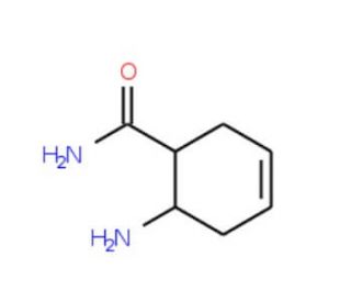 trans-6-Amino-cyclohex-3-enecarboxylic acid amide (CAS 727411-24-7) - chemical structure image