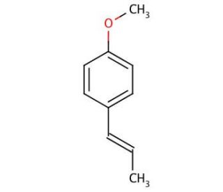 trans-Anethole (CAS 4180-23-8) - chemical structure image