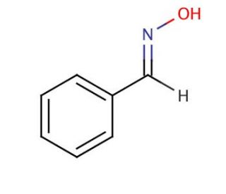 trans-Benzaldoxime (CAS 622-31-1) - chemical structure image