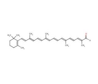 trans-&beta;-Apo-8&prime;-carotenal (CAS 1107-26-2) - chemical structure image