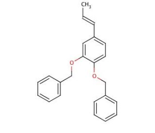 trans-&beta;-Methyl(3,4-dibenzyloxy)styrene - chemical structure image