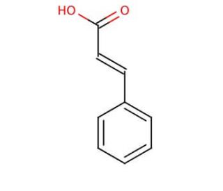 trans-Cinnamic acid (CAS 140-10-3) - chemical structure image