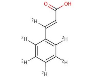 trans-Cinnamic-d7 acid (CAS 308796-47-6) - chemical structure image