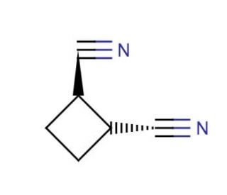 trans-Cyclobutane-1,2-dicarbonitrile (CAS 3211-20-9) - chemical structure image