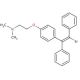 trans-(E)-1-Bromo-2-[4-[2-(dimethylamino)ethoxy]phenyl]-1,2-diphenylethene (CAS 19118-19-5) - chemical structure image