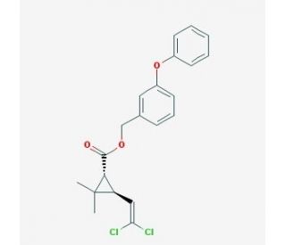 trans-Permethrin solution (CAS 61949-77-7) - chemical structure image