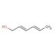 trans,trans-2,4-Hexadien-1-ol (CAS 17102-64-6) - chemical structure image