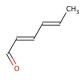trans,trans-2,4-Hexadienal (CAS 142-83-6) - chemical structure image