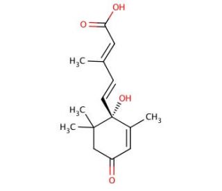 (trans, trans)-Abscisic Acid (CAS 6755-41-5) - chemical structure image