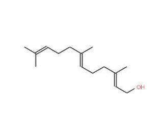 trans,trans-Farnesol (CAS 106-28-5) - chemical structure image
