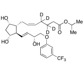 Travoprost-d4 (CAS 157283-68-6) - chemical structure image