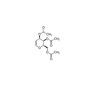 Tri-O-acetyl-D-galactal (CAS 4098-06-0) - chemical structure image