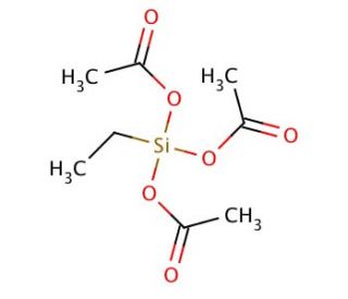 Triacetoxy(ethyl)silane (CAS 17689-77-9) - chemical structure image