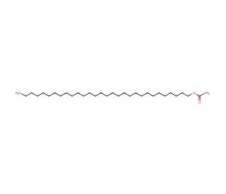 Triacontyl acetate (CAS 41755-58-2) - chemical structure image