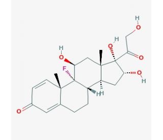 Triamcinolone (CAS 124-94-7) - chemical structure image