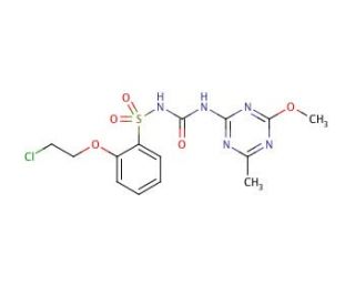 Triasulfuron (CAS 82097-50-5) - chemical structure image