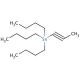 Tributyl(1-propynyl)tin (CAS 64099-82-7) - chemical structure image