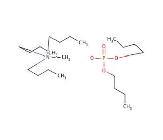 Tributylmethylammonium dibutyl phosphate (CAS 922724-14-9) - chemical structure image