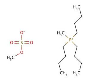 Tributylmethylphosphonium methyl sulfate (CAS 69056-62-8) - chemical structure image