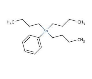 Tributylphenylstannane (CAS 960-16-7) - chemical structure image