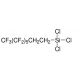 Trichloro(1H,1H,2H,2H-perfluorooctyl)silane (CAS 78560-45-9) - chemical structure image