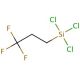 Trichloro(3,3,3-trifluoropropyl)silane (CAS 592-09-6) - chemical structure image
