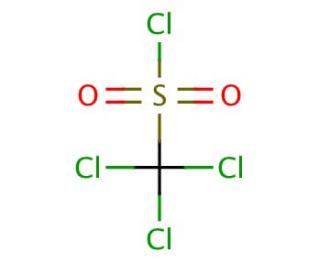 Trichloromethanesulfonyl chloride (CAS 2547-61-7) - chemical structure image