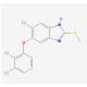 Triclabendazole (CAS 68786-66-3) - chemical structure image