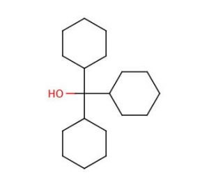 Tricyclohexylmethanol (CAS 17687-74-0) - chemical structure image