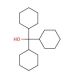 Tricyclohexylmethanol (CAS 17687-74-0) - chemical structure image