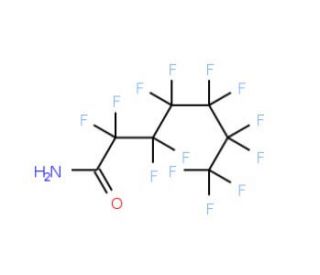 Tridecafluoroheptanamide (CAS 2358-22-7) - chemical structure image