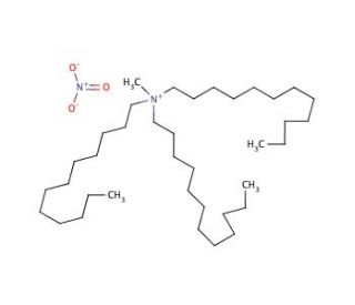 Tridodecylmethylammonium nitrate (CAS 13533-59-0) - chemical structure image