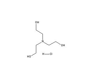 Triethanolamine Hydrochloride (CAS 637-39-8) - chemical structure image