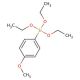 Triethoxy(4-methoxyphenyl)silane (CAS 21130-91-6) - chemical structure image