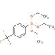Triethoxy[4-(trifluoromethyl)phenyl]silane (CAS 188748-63-2) - chemical structure image