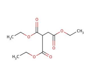 Triethyl 1,1,2-ethanetricarboxylate (CAS 7459-46-3) - chemical structure image