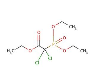Triethyl 2,2-dichloro-2-phosphonoacetate (CAS 5823-12-1) - chemical structure image