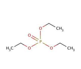 Triethyl phosphate (CAS 78-40-0) - chemical structure image