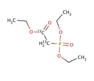 Triethyl phosphonoacetate-13C2 (CAS 100940-60-1) - chemical structure image
