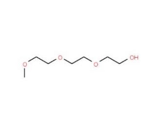 Triethylene glycol monomethyl ether (CAS 112-35-6) - chemical structure image