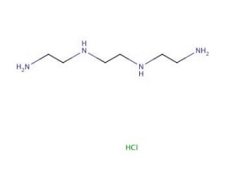 Triethylenetetramine tetrahydrochloride (CAS 4961-40-4) - chemical structure image