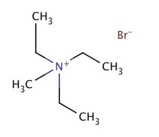 Triethylmethylammonium bromide (CAS 2700-16-5) - chemical structure image