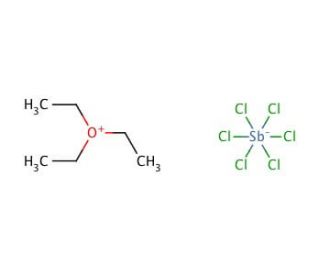 Triethyloxonium hexachloroantimonate (CAS 3264-67-3) - chemical structure image
